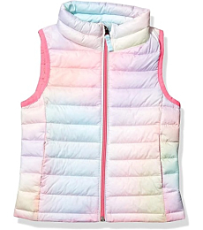 Girls Lightweight Water-Resistant Packable Puffer Vest