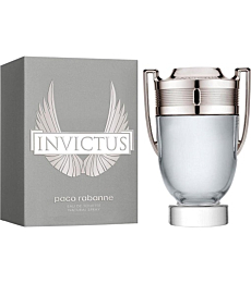 Image of a man confidently posing with the Invictus fragrance