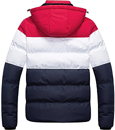 Men's Puffer Jacket Waterproof Winter Parka jacket Warm Thicken Ski Coat Made By CREATMO US 
