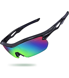 Sports Sunglasses for Men Women Cycling Driving Fishing Running Baseball UV Protection