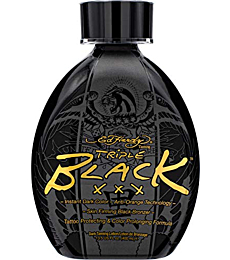Ed Hardy BLACK XXX Instant Dark Color Tanning Lotion, 13.5 oz