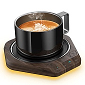Coffee Mug Warmer, AgoKud Smart Mug Warmer with 3 Temperature Settings and Auto Shut Off, Electric Cup Warmer Tea Warmer Beverage Warmer Candle Warmer, for Office Home Desk, Milk, Coffee Warmer
