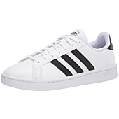 adidas Women's Grand Court, Black/White, 8 M US
