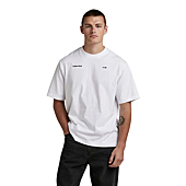 G-Star Raw Men's Boxy Premium Oversized T-Shirt, White