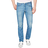 Calvin Klein Men's Slim Fit-Jeans, Hard Blue Bison, 36W x 32L