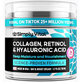 SimplyVital Collagen Cream: moisturizes, lifts & restores for younger-looking skin.