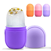 Mini Beauty Ice Face, Face Ice Roller, Reusable Ice Face Roller, Face Ice Holder Ice Roller for Face and Eye (Purple)