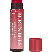 Burt's Bees Lip Balm Stocking Stuffers, Tinted Moisturizing Lip Care Christmas Gifts for Women, 100% Natural, with Shea Butter, Red Dahlia (2 Pack)