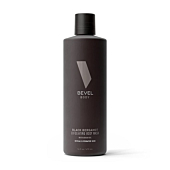 Mens Body Wash by Bevel - Black Bergamot Scent with Charcoal and Argan Oil, 16 oz.