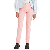 Levi's Women's 724 High Rise Straight Jeans, (New) Light Pink Worn in, 28 Regular