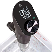 Greater Goods Kitchen Sous Vide - A Powerful Precision Cooking Machine at 1100 Watts; Ultra Quiet Immersion Circulator With a Brushless Motor (Onyx Black)