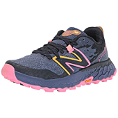 New Balance Women's Fresh Foam X Hierro V7 Trail Running Shoe, Night Sky/Vibrant Pink/Black, 5