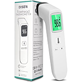 Non-Contact Thermometer for Adults and Kid, Infrared Forehead Thermometer for Home, 3 in 1 Digital Thermometer with Fever Instant Accuracy Readings