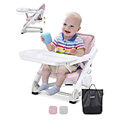 Unilove Feed Me 3 in 1 Dining Booster Seat. Plum Pink
