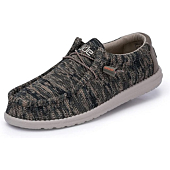 Hey Dude Men's Wally Sox Woodland Camo Size 13 | Men’s Shoes | Men's Lace Up Loafers | Comfortable & Light-Weight
