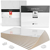 Arteza Dry Erase White Board 9x12 Inch, Bulk Set of 16 Lapboards, Double Sided Dry Erase Whiteboards, Office Supplies for Teachers, Students, Home and Office Work