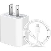 iPhone Charger Super Fast Charging [Apple MFi Certified] 20W PD Power Wall Charger with 6FT Charging Cable Compatible iPhone 14/14 Pro Max/13/13 Pro Max/12/12 Pro/12 Pro Max/11/11 Pro iPad(White)