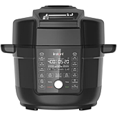 Instant Pot Duo Crisp Ultimate Lid, 13-in-1 Air Fryer and Pressure Cooker Combo, Sauté, Slow Cook, Bake, Steam, Warm, Roast, Dehydrate, Sous Vide, & Proof, App With Over 800 Recipes, 6.5 Quart