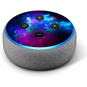 Galaxy Space Gasses - Vinyl Decal Skin Compatible with Amazon Echo Dot 3rd Generation Alexa - Decorations for Your Smart Home Speakers, Great Accessories Gift for mom, dad, Birthday, Kids
