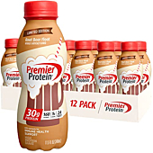Premier Protein Shake, Root Beer Float, 30g Protein, 1g Sugar, 24 Vitamins & Minerals, Nutrients to Support Immune Health, 11.5 fl oz, 12 Pack
