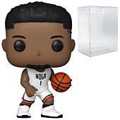 NBA: Pelicans - Zion Williamson (City Edition 2021) Funko Pop! Vinyl Figure (Bundled with Compatible Pop Box Protector Case)