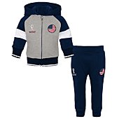 Outerstuff Unisex Kid's FIFA World Cup Premium Hood and Pant Set, Navy, 3 Years