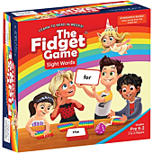 The Fidget Game Learn to Read in Weeks Master 220 High-Frequency Dolch Sight Words Curriculum-Appropriate for Pre-K to Grade 3 - Popping Mats & Dice