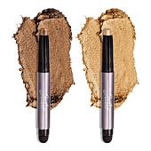 Julep Eyeshadow 101 Crème to Powder Waterproof Eyeshadow Stick Duo, Bronze Shimmer and Warm Gold Shimmer