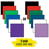 Five Star 4-Pocket Folders, 6 Pack, Fits 3-Ring Binders, Holds 11" x 8-1/2", Assorted Colors Will Vary (38056)