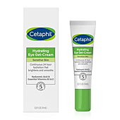 CETAPHIL Hydrating Eye Gel-Cream , With Hyaluronic Acid , 0.5 fl oz , Brightens and Smooths Under Eyes , 24 Hour Hydration for All Skin Types, (Packaging May Vary)