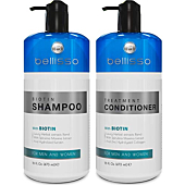 Biotin Shampoo and Conditioner Set for Hair Growth | Thickening Hair Loss Shampoo Treatment | Regrowth Shampoo & Conditioner for Dry Normal Oily & Color Treated Hair