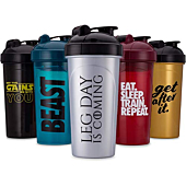 [5 Pack] OG Shaker Bottles 28-Ounce, Max Value Pack Shaker Cups, Stand Out Colors & Logos (5 pack, OG Shaker Pack) (OG Shakers, 5 Pack)