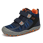 Kids Boy's Hiking Boots Lightweight Breathable Outdoor Trekking Walking Running Shoes Fashion Girl's Sneaker Blue little kid 2.5
