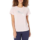 PUMA womens Evostripe Tee T Shirt, Lotus, X-Small US