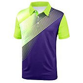 ZITY Golf Polo Shirts for Men Short Sleeve Athletic Tennis T-Shirt 045-Blue M