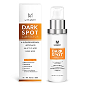 MESANDY Dark Spot Corrector, Dark Spot Remover For Face and Body Serum Formulated with Advanced Ingredient 4-Butylresorcinol, Kojic Acid, Lactic Acid, Salicylic Acid and Licorice Root Extract | Improves Hyperpigmentation, Facial Freckles, Melasma, Brown S