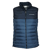 Columbia Mens White Out Omni-Heat Puffer Vest (Night Tide 452, Large)