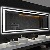 Lighted Bathroom Vanity Mirror for Wall