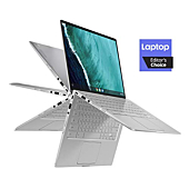 ASUS Chromebook Flip C434 2-in-1 Laptop, 14" Full HD Touchscreen 4-Way NanoEdge, Intel Core M3-8100Y Processor, 4GB RAM, Backlit KB, Chrome OS