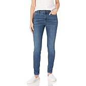 Amazon Essentials Women's Skinny Jean, Medium Wash, 0 Short