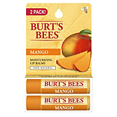 Burt's Bees Lip Balm Stocking Stuffers, Moisturizing Lip Care Christmas Gifts, Superfruit – Pink Grapefruit, Mango, Coconut & Pear, Pomegranate (4 Pack)