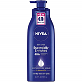 Nivea Lotion Essentially Enriched 16.9 Ounce Pump (Very Dry Skin) (500ml) (6 Pack)