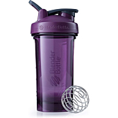 BlenderBottle Shaker Bottle Pro Series Perfect for Protein Shakes and Pre Workout, 24-Ounce, Plum