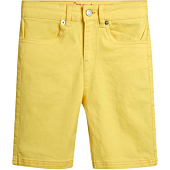 Dreamstar Girls’ Shorts – Comfort Fit Stretch Twill Bermuda Shorts (Big Girl), Size 14, Banana Cream