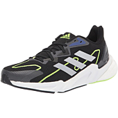 adidas Men's X9000L2 Running Shoe, Black/Matte Silver/Signal Green, 8
