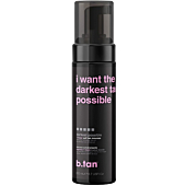 b.tan Darkest Possible Self Tanner | I Want The Darkest Tan Possible - 100% Natural, Fast, 1 Hour Sunless Tanner Mousse, No Fake Tan Smell, No Added Nasties, Vegan, Cruelty Free, 6.7 Fl Oz