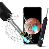 DJROLL Ear Wax Removal, Earwax Remover Tool, Ear Camera, Ear Scope with Ear Wax Cleaner Tool Compatible with iPhone, iPad, Android Smart Phones