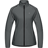 Little Donkey Andy Women's Quick-Dry Running Jacket Convertible UPF 50+ Cycling Jacket Windbreaker with Removable Sleeves Dark Gray Size XL