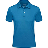 MAGCOMSEN Mens Golf Polo Shirts Short Sleeve Golf Shirts T Shirts for Men Fishing Shirts Work Shirts Casual Shirts for Men Quick Dry Shirts Outdoor Shirt Summer Shirts Blue Green