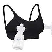 Hands Free Pumping Bra, Momcozy Adjustable Breast-Pumps Holding and Nursing Bra, Suitable for Breastfeeding-Pumps by Lansinoh, Philips Avent, Spectra, Evenflo and More